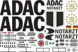 EC 135 - ADAC - D-HBYH - Decal 202 - 1:18