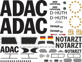 EC 135 - ADAC - D-HUTH Christoph 10 - Decal 160 - 1:32