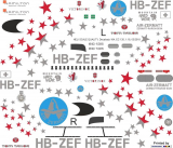 EC 135 - Air-Zermatt - HB-ZEF - Decal 164 - 1:18