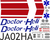 EC 135 - Doctor-Heli - JA02HA - Decal 137 - 1:18