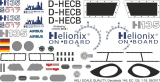 EC 135 - Helionix - D-HECB - Decal 145 - 1:18