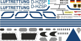 EC 135 - Luftrettung BMI - D-HZSP - Decal 273 - 1:32