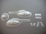 Hughes 500C - Folieteile 0.2 mm - 1:35