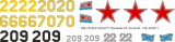 Ka-29 - Marineflieger Rußland alte Version - Decal 22 - 1:35