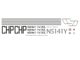MD 500D - California Highway Patrol old - N5141Y - Decal 41 - 1:35