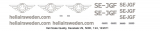 MD 500D - Schweden - SE-JGF - Decal 29 - 1:18