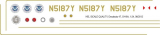 OH-6A - US Border Patrol - N5187Y - Decal 47 - 1:18