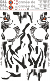 SA 341 - armee de TERRE - GAL - Tiger Meet - Decal 267 - 1:18