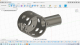 Heckmotorhalter Blade 200S / 230S 11 mm rund (Bell 222)