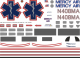 Bell 222 - Mercy Air - N408MA - Decal 294 - 1:24