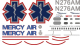 EC 135 - Mercy Air - N276AM - Decal 254 - 1:32