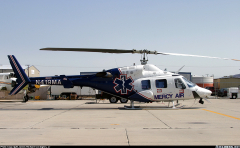 Bell 222 - Mercy Air - N419MA - Decal 258 - 1:24