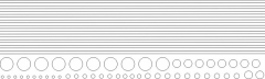 Linien und Rundungen grau 30 % 0,1 mm bis 1,0 mm