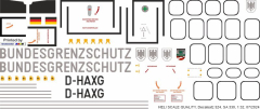 SA 330 - Bundesgrenzschutz - D-HAXG - Decal 524 - 1:32