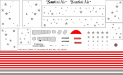 Bell 206 - Santini Air - N2044C - Decal 525 - 1:32