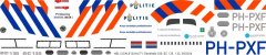 EC 135 - Dutch Politie - PH-PXF - Decal 528 - 1:18