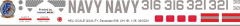 UH-1B - US Navy - Seawolves HA(L)-3 - Decal 536 - 1:24