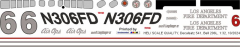 Bell 206L - LA Fire Department - N306FD - Decal 541 - 1:24