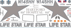 EC 145 - Hartford Hospital Life Star - N145HH - Decal 545 - 1:32