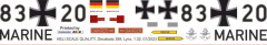 Sea Lynx - Bundeswehr Marine 83+20 - Decal 390 - 1:32