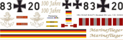 Sea Lynx - Bundeswehr Marine 83+20 - 100 Jahre Marineflieger - Decal 555 - 1:32
