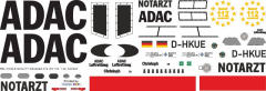 EC 135 - ADAC - D-HKUE - 40 years Christoph 19 - Decal 574 - 1:32