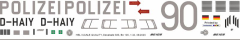Bo 105S - Polizei Hessen - D-HAIY - Decal 585 - 1:24