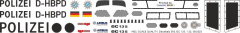 EC 135 - Polizei Bayern - D-HBPD - Decal 593 - 1:18