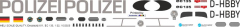 EC 135 - Polizei Rheinland-Pfalz - D-HBBY - Decal 611 - 1:18