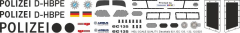 EC 135 - Polizei Bayern - D-HBPE - Decal 621 - 1:18