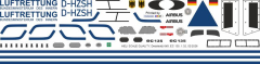 EC 135 - Luftrettung BMI - D-HZSH - Decal 649 - 1:18