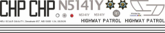 MD 500D - California Highway Patrol neu - N5141Y - Decal 657 - 1:18