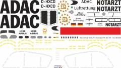 EC 135 - ADAC - D-HXCD Christoph 32 - Decal 673 - 1:18