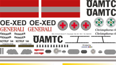 EC 135 - ÖAMTC - OE-XED - Decal 182 - 1:18
