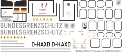 SA 330 - Bundesgrenzschutz - D-HAXD - Decal 38 - 1:32